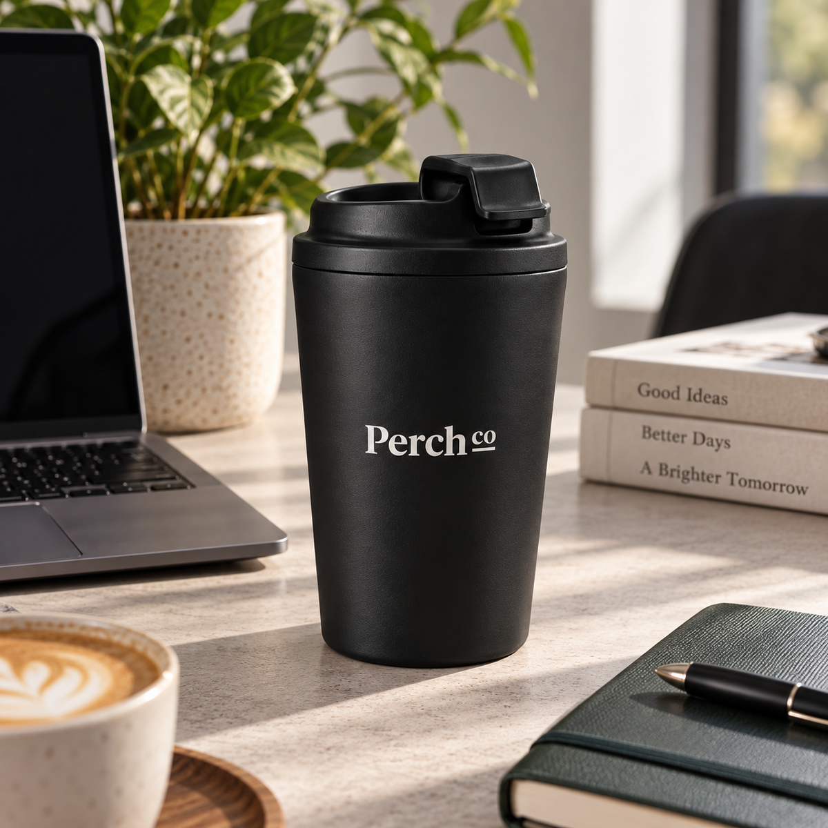 Flip-Lid Coffee Tumbler 360ml