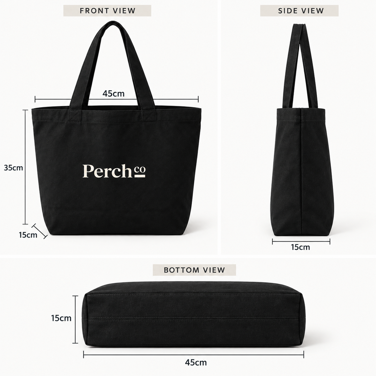 Large Tote Bag with Base