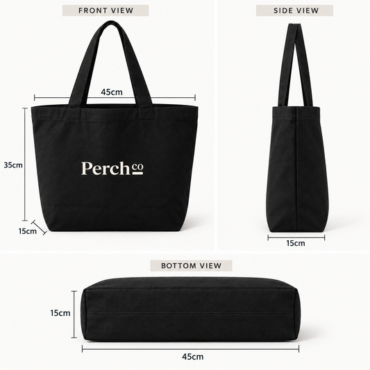 Large Tote Bag with Base