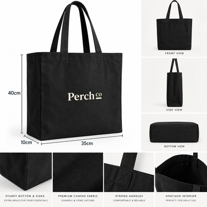 Structured Tote Bag with Base & Sides
