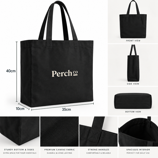 Structured Tote Bag with Base & Sides