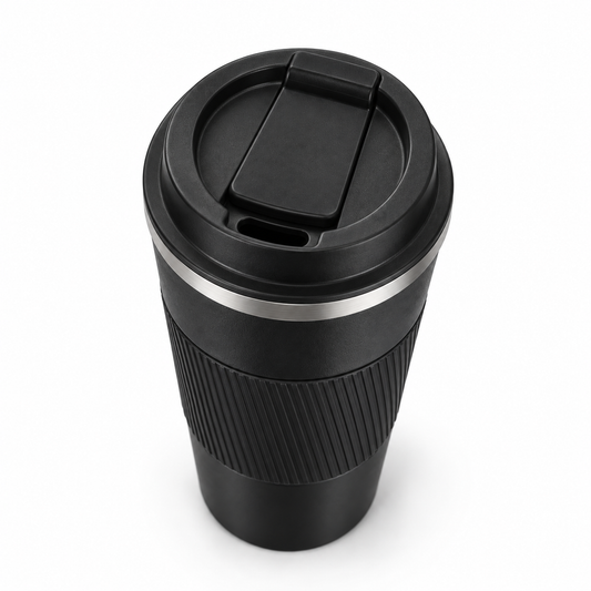 Ribbed Grip Reusable Coffee Cup