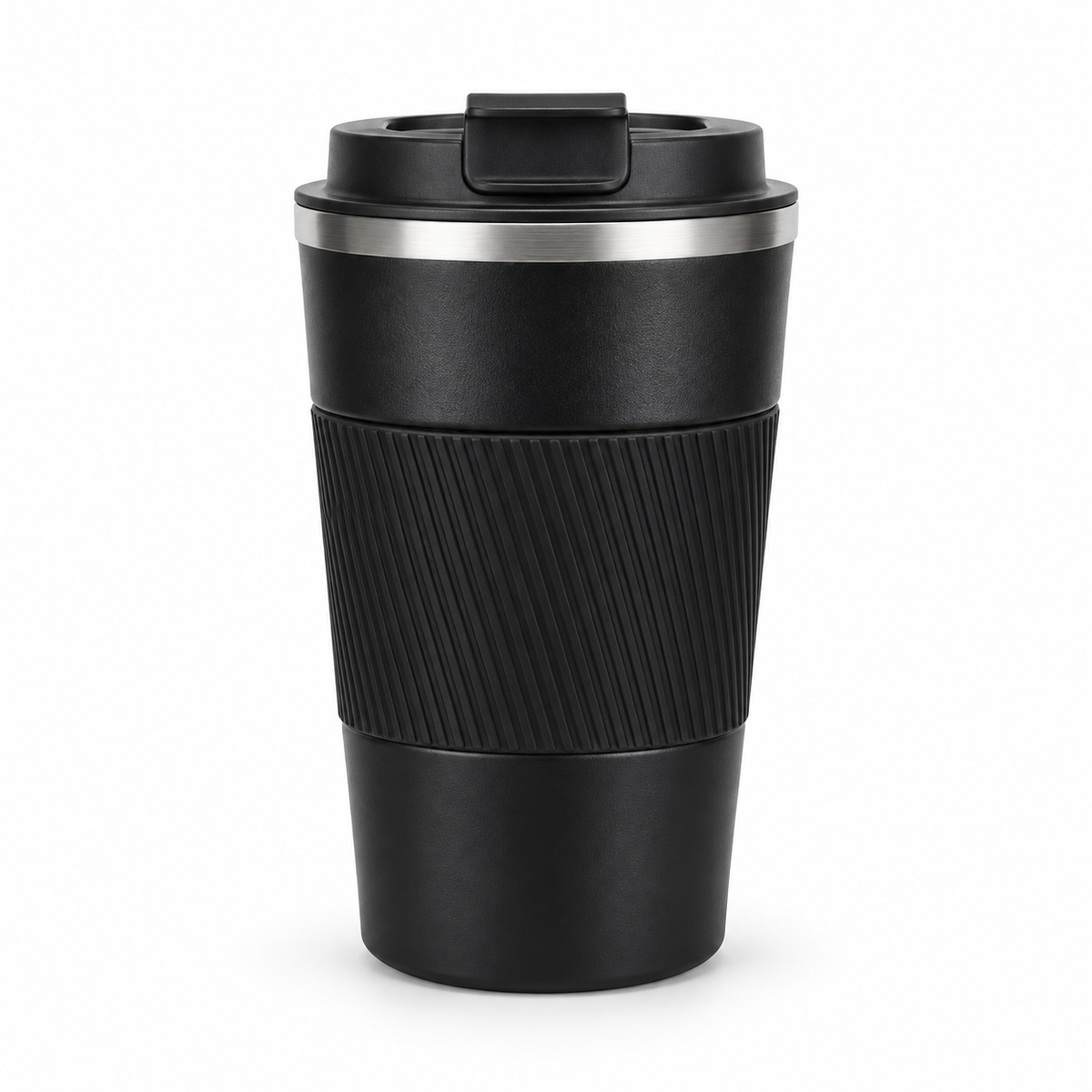 Ribbed Grip Reusable Coffee Cup