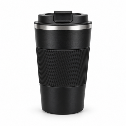 Ribbed Grip Reusable Coffee Cup
