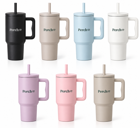 1.2L Straw Tumbler with Handle