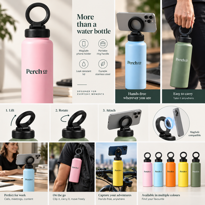 950ml Wide-Mouth Bottle with Carry Ring