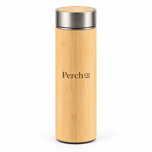 Bamboo Lid Vacuum Flask
