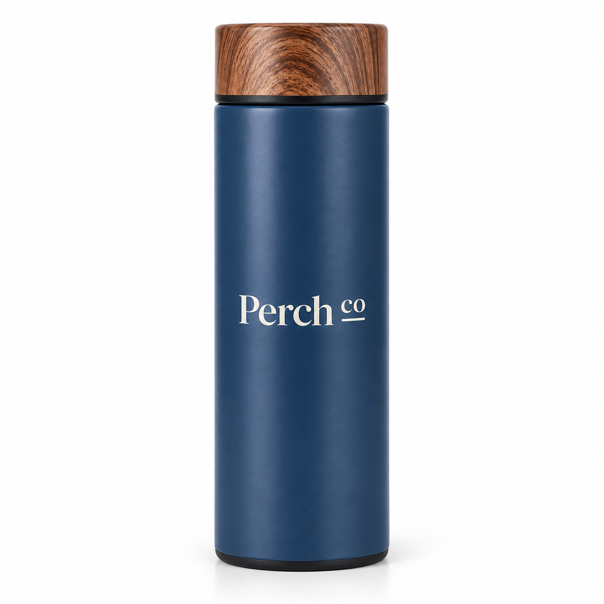Wood-Grain Lid Vacuum Flask