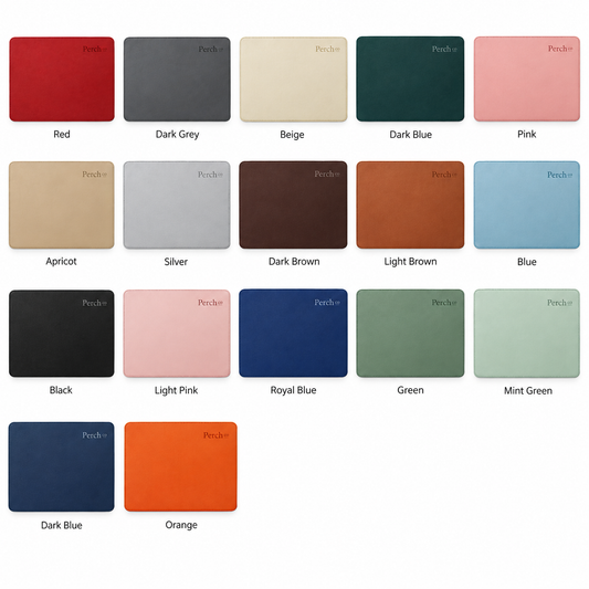 Compact PU Leather Mouse Pad